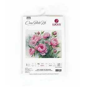 Kit de broderie Le Charme des Pivoines