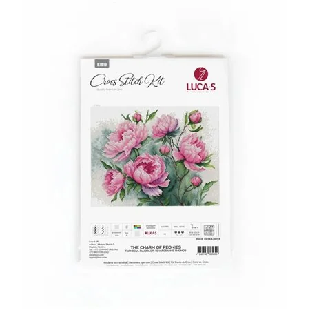 Kit de broderie Le Charme des Pivoines