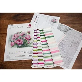 Luca-S Kit de broderie Le Charme des Pivoines