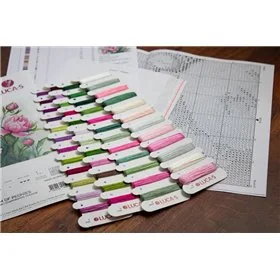 Kit de broderie Le Charme des Pivoines