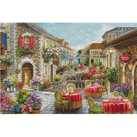 Luca-S Kit de broderie Fiori Cafés