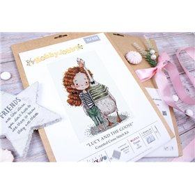 Embroidery kit  Lucy and The Goose
