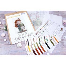 Embroidery kit  Lucy and The Goose