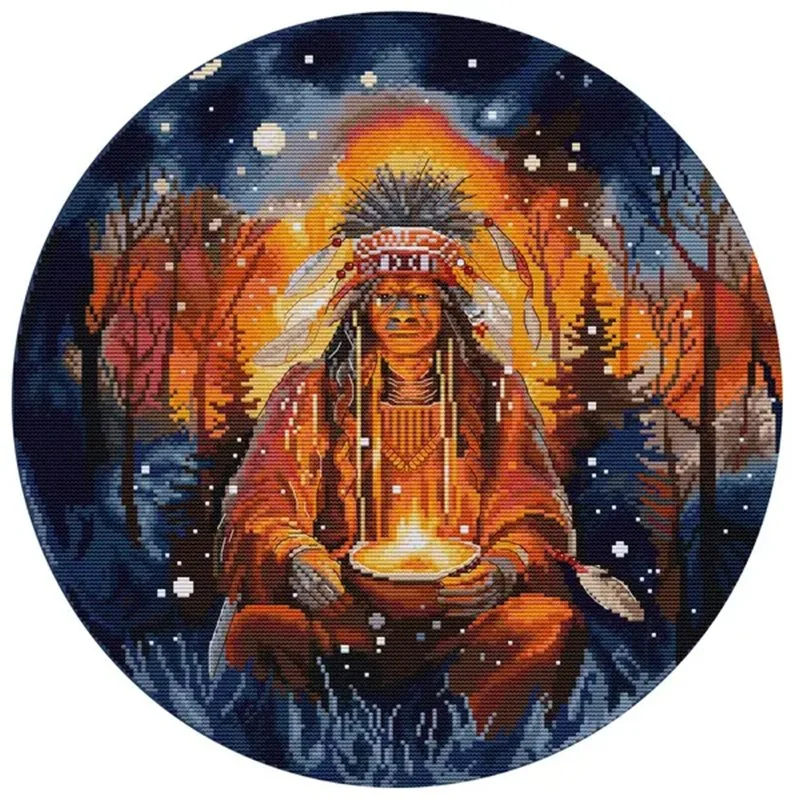 Embroidery kit The Shaman Embroidery kit The Shaman