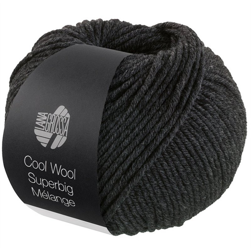 Cool Wool Superbig Mélange Dark gray 218