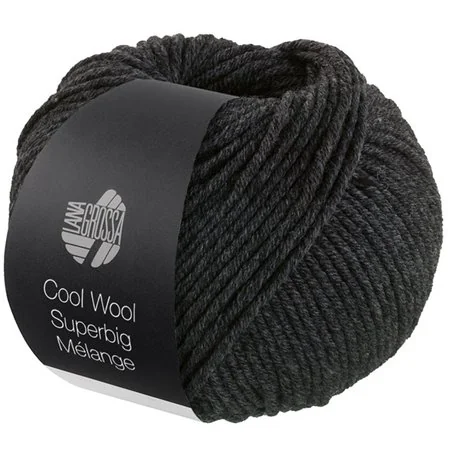 Cool Wool Superbig Mélange Gris foncé tacheté 218