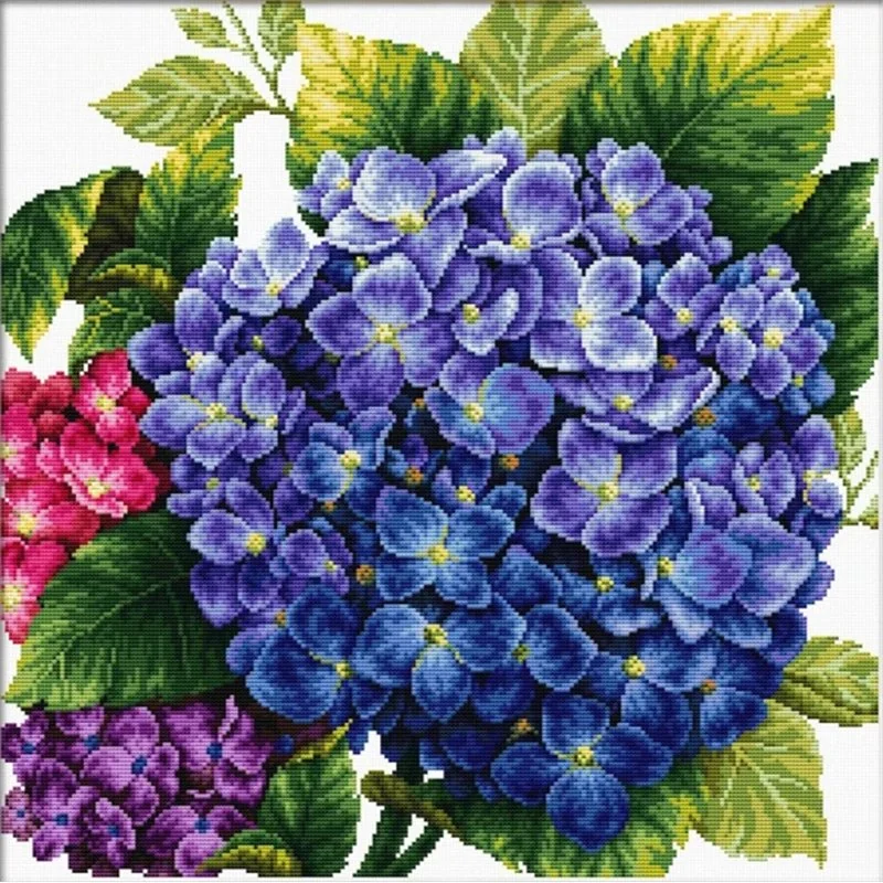 Kit de broderie Hortensia