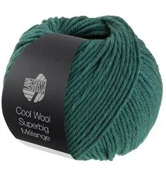 Cool Wool Superbig Mélange vert foncé 210
