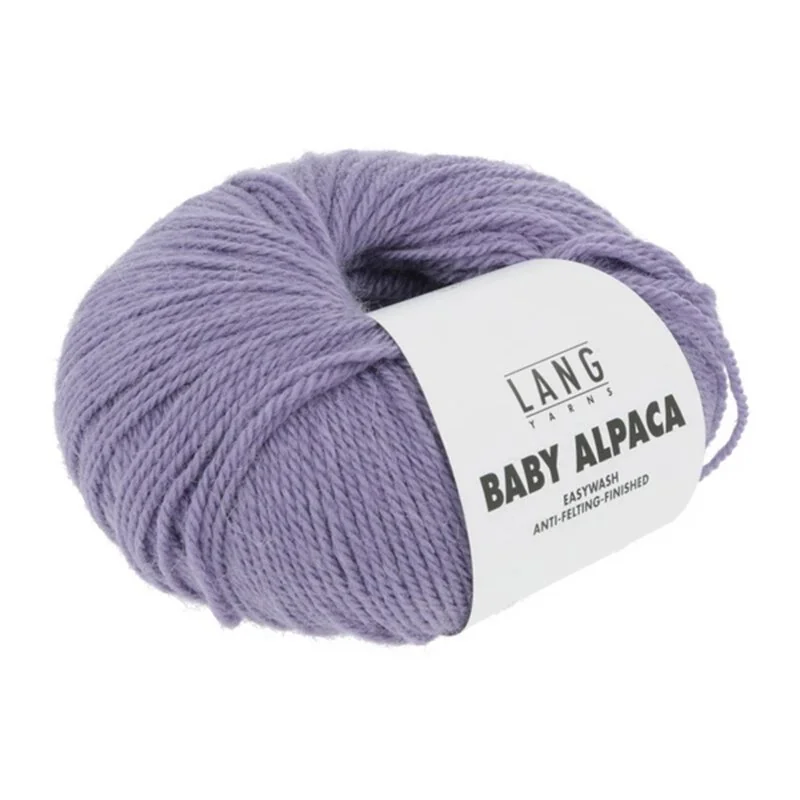 Baby Alpaca 045 violet foncé