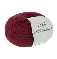 Baby Alpaca 162 rouge foncé