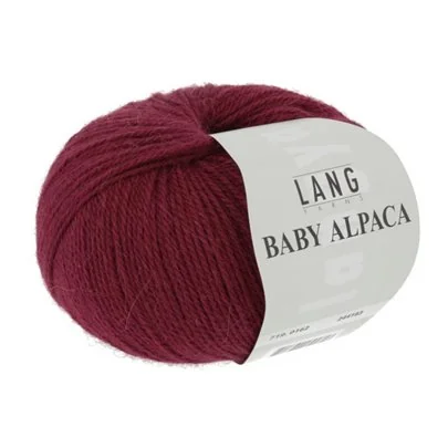 Baby Alpaca 162 rouge foncé