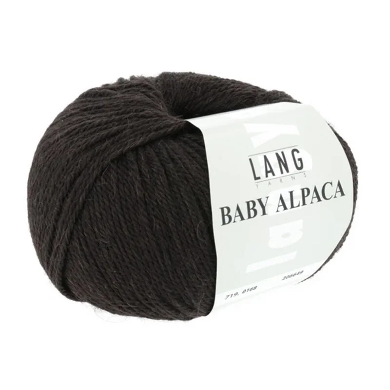 Baby Alpaca 168 noir-marron