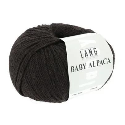 Baby Alpaca 168 noir-marron
