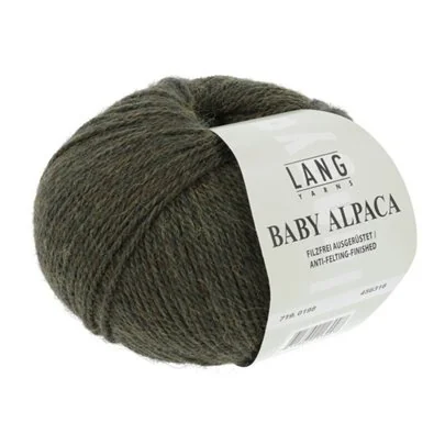 Baby Alpaca 198 olive foncé