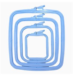  Embroidery frame Nurge 14,5 x 16,5 cm pastel blue