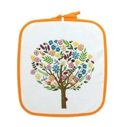  Embroidery frame Nurge 14,5 x 16,5 cm Coffee Brown