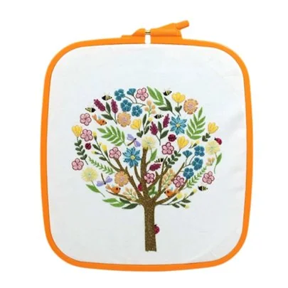  Embroidery frame Nurge 25 x 28 cm Coffee Brown