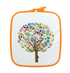  Embroidery frame Nurge 9,5 x 11 cm Coffee Brown