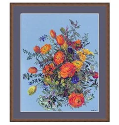 Embroidery kit Sunlit Petals