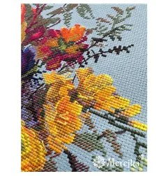 Embroidery kit Sunlit Petals