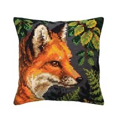Coussin à broder Renard 5442