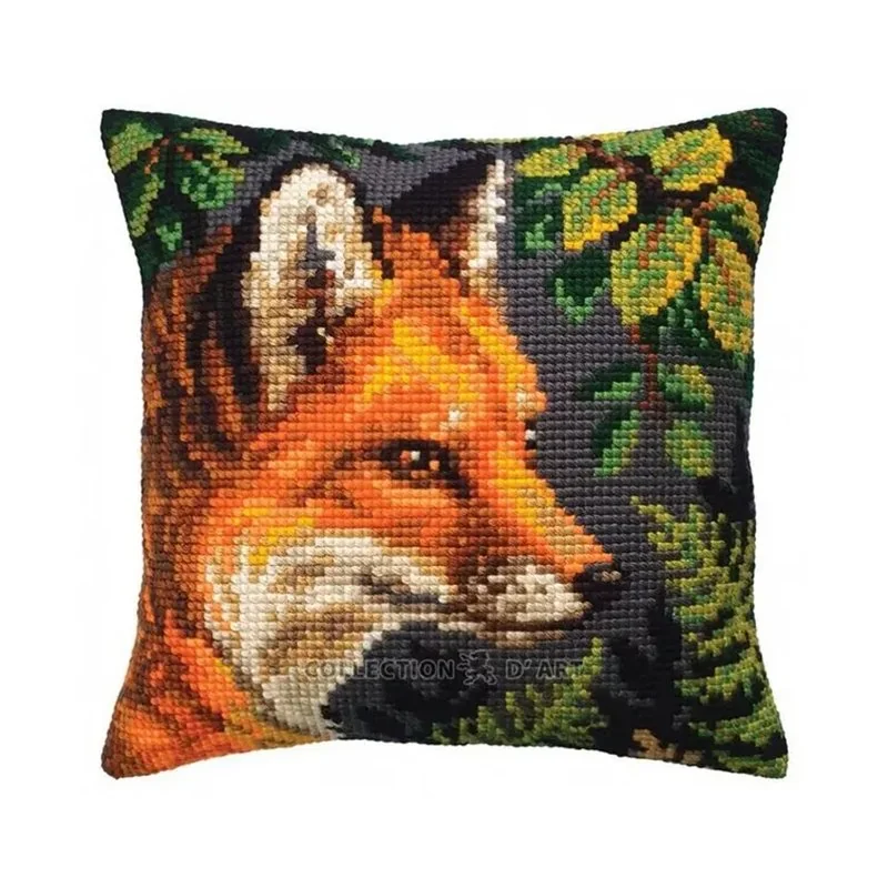 Coussin à broder Renard 5442