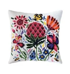 Stitch cushion kit Meadow clover 5464
