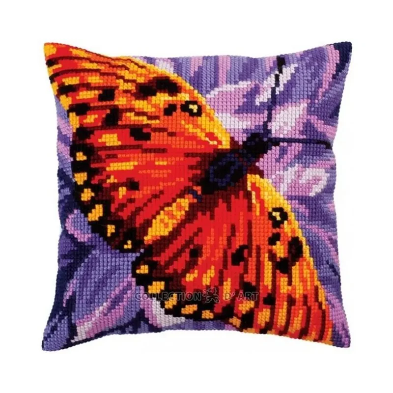Coussin à broder Graphiques de papillons 5307