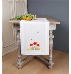 Kit chemin de table Fleurs de printemps sauvages