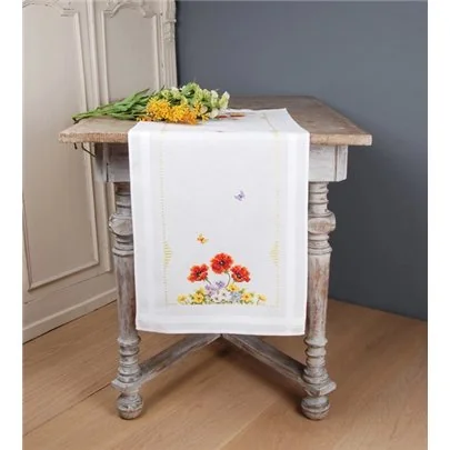 Kit chemin de table Fleurs de printemps sauvages