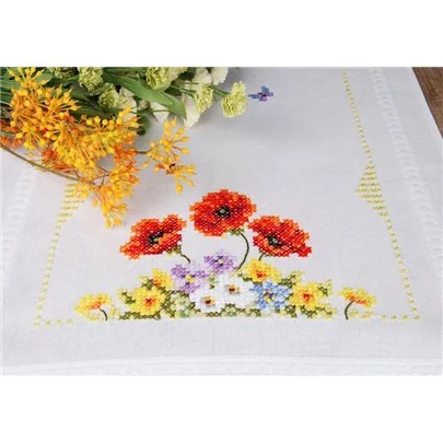 Kit chemin de table Fleurs de printemps sauvages