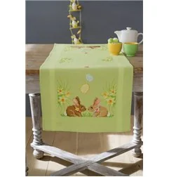 Kit chemin de table Lapins/Pâques