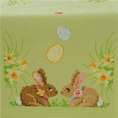 Kit chemin de table Lapins/Pâques