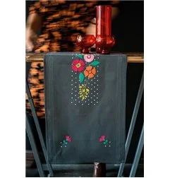 Kit chemin de table Fleurs multicolores