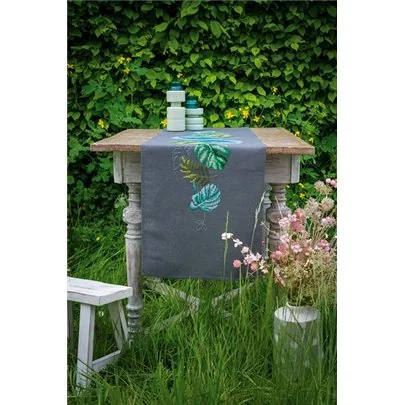 Kit chemin de table Feuilles botanique