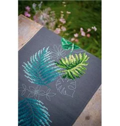 Kit chemin de table Feuilles botanique