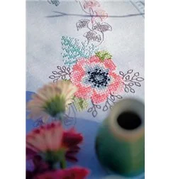 Kit nappe Fleurs pastel