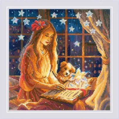 Kit de broderie Livre magique