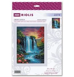 Riolis Embroidery kit Magical Waterfall
