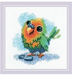 Embroidery kit Little Parrot
