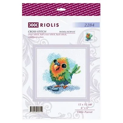 Kit de broderie Petit perroquet