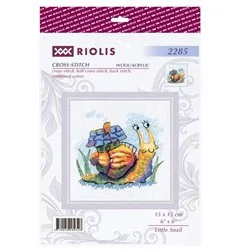 Embroidery kit Little Snail