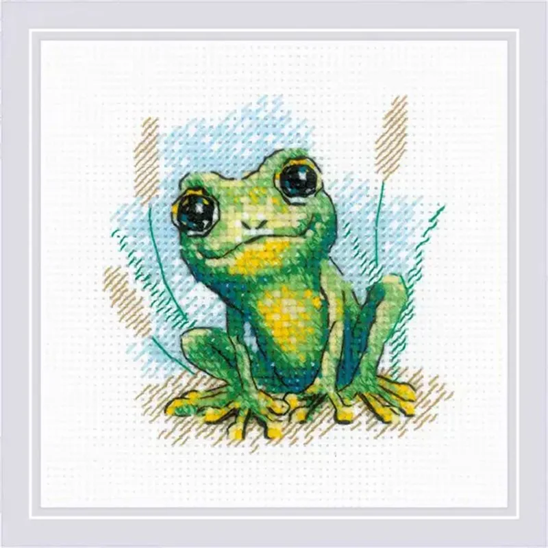 Embroidery kit Little Frog 