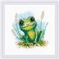 Kit de broderie Petite grenouille Kit de broderie Petite grenouille