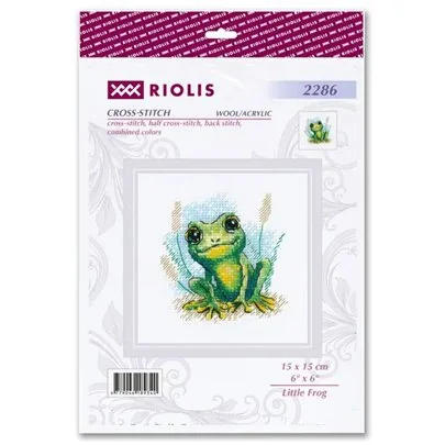 Kit de broderie Petite grenouille