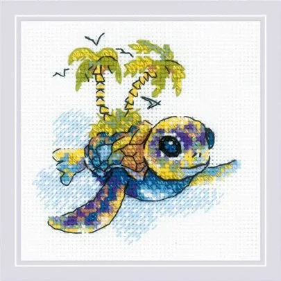 Kit de broderie Petite tortue