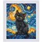 Embroidery kit Starry Cat
