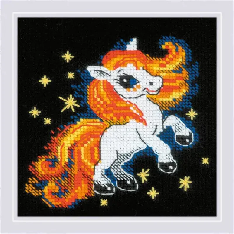 Embroidery kit Fiery Foal 