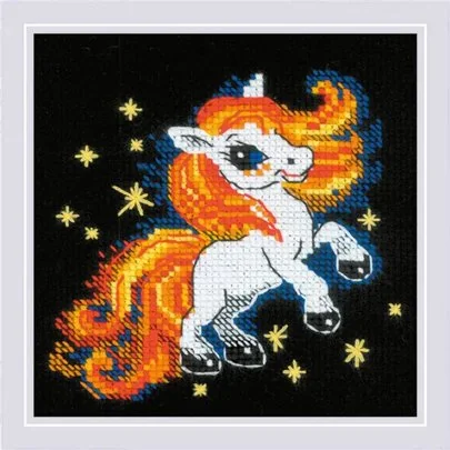 Kit de broderie Poulain étincelant