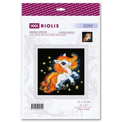 Kit de broderie Poulain étincelant